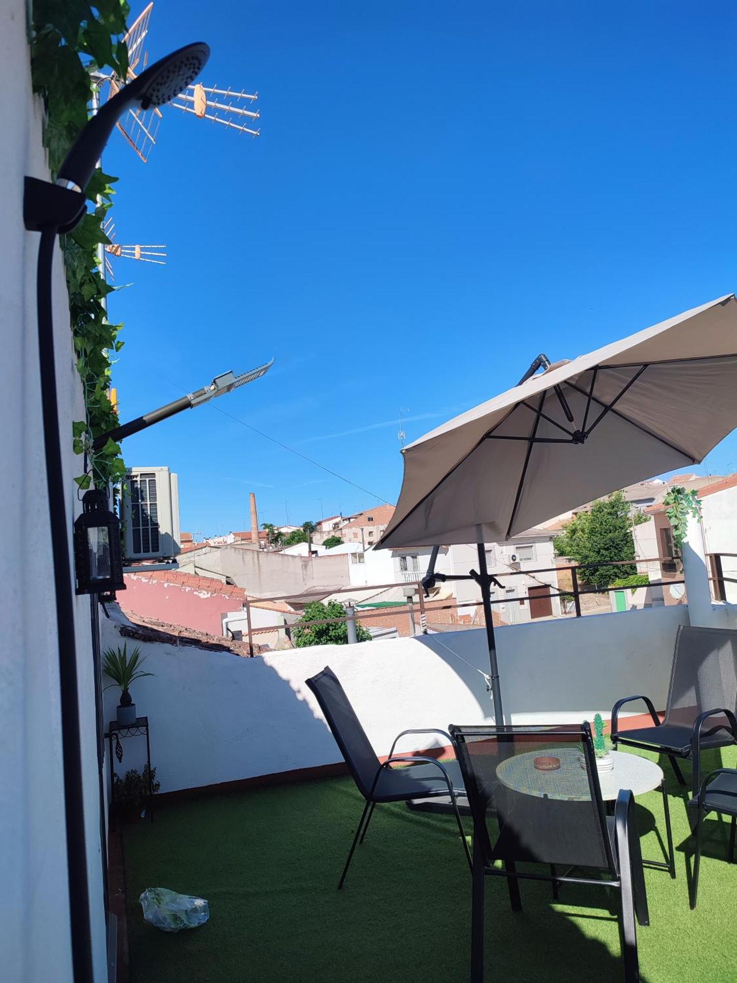 Casa Luzon, Terraza-Solarium Con Ducha Y Salon Rustico Appartement Villarejo de Salvanés Buitenkant foto